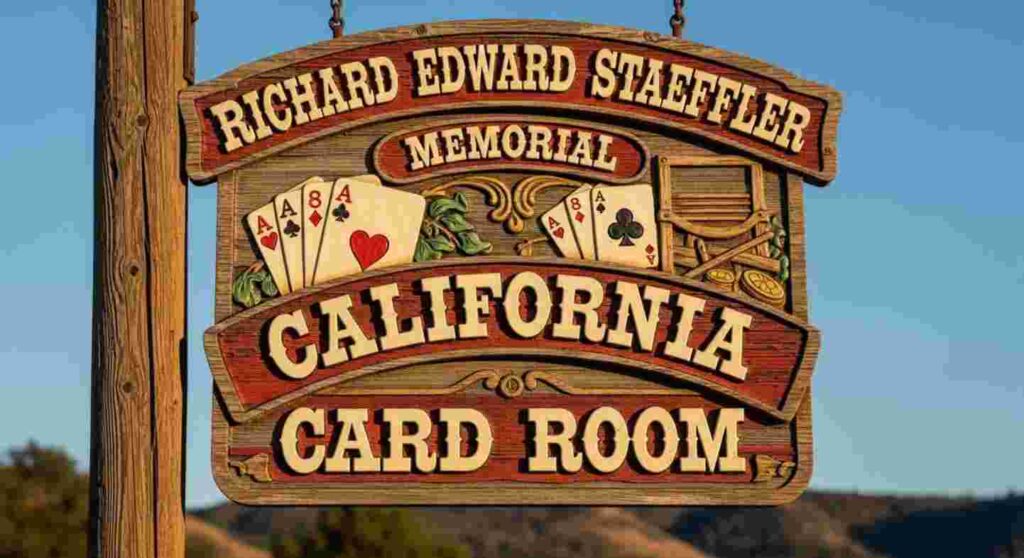 What is the Richard Edward Staeffler Memorial California Card Room