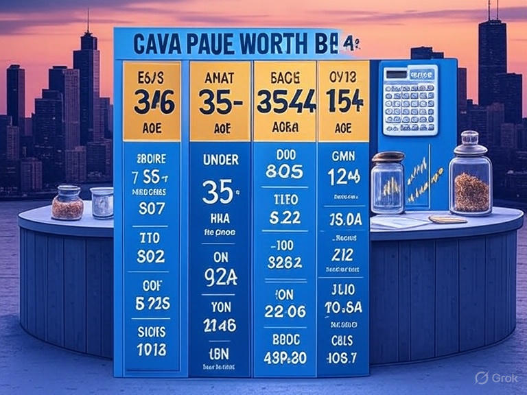 Average Net Worth by Age in the USA