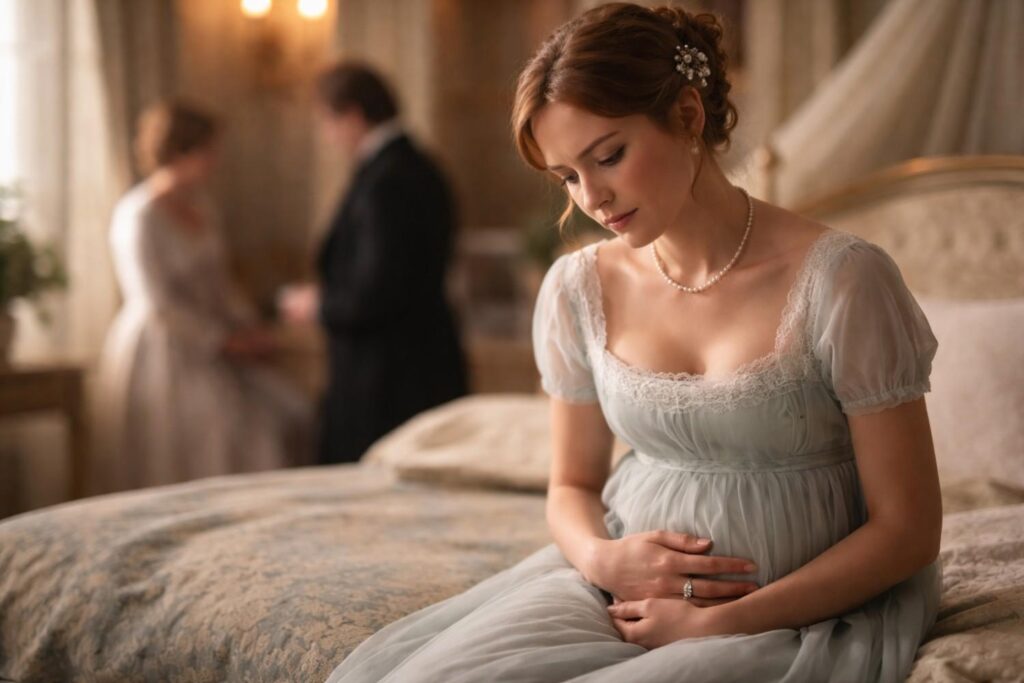 is francesca bridgerton pregnant